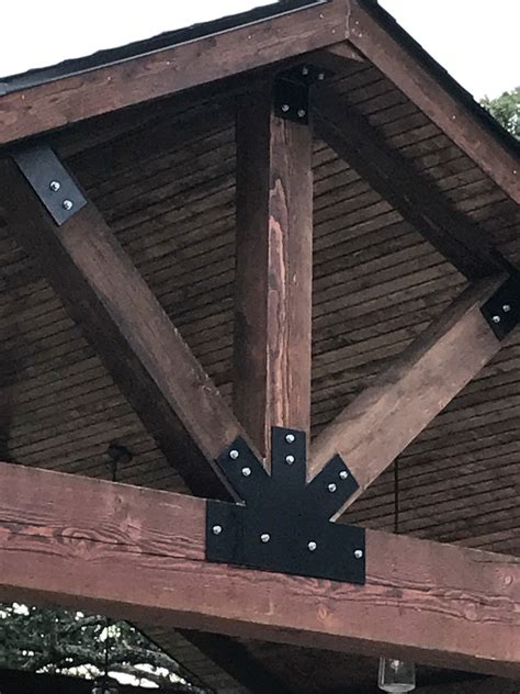 metal brackets for wood trusses|truss brackets post and beam.